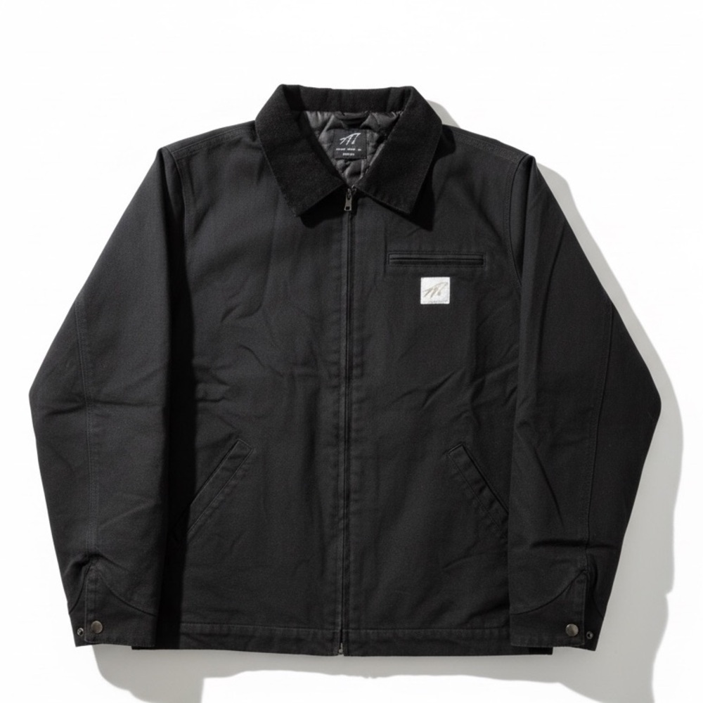 TIME on TARGET Gear Men’s Black Duck Quilted Detroit Jacket Cotton Chore Coat